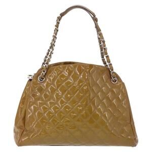 Chanel Matelasse Chain Shoulder Bag Brown